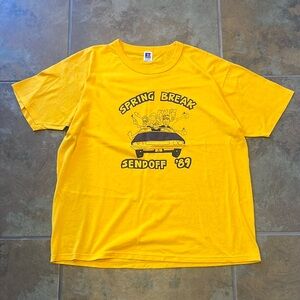 Vintage college spring break send off 1989 single stitch, perfect condition